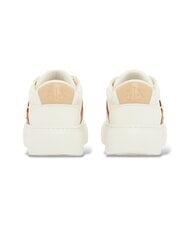 ARMANI EXCHANGE KURT Baskets blanc cass&eacute; + gingembre glac&eacute; - Chaussures unisexe - 3