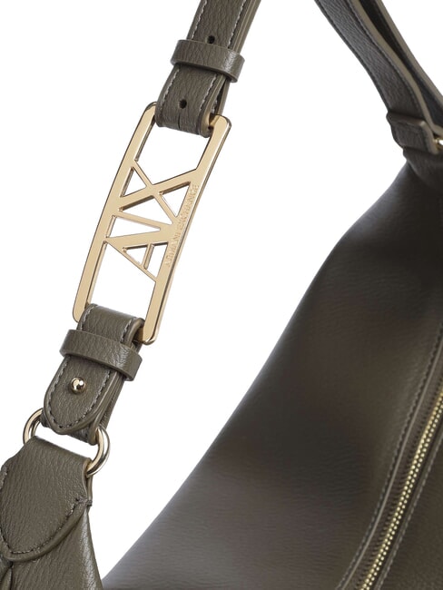 LIZ PEBBLE Grand sac &agrave; bandouli&egrave;re hobo savane - Sacs pour Femme