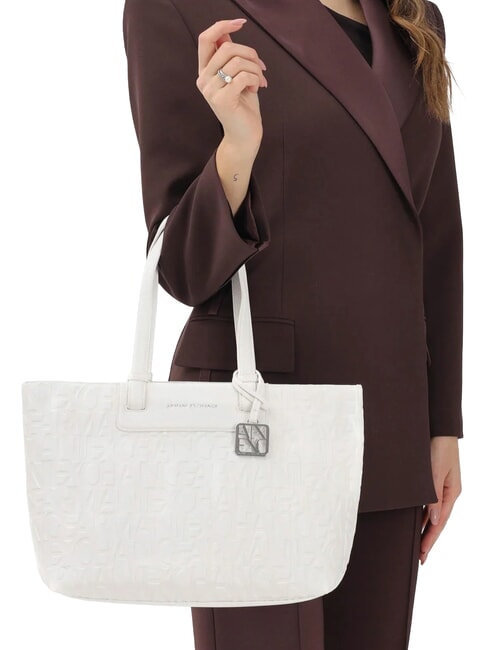 A|X ALL OVER sac &agrave; bandouli&egrave;re blanc cass&eacute; - Sacs pour Femme
