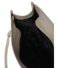 ARMANI EXCHANGE A|X LOGO ALL OVER Sac bandouli&egrave;re, avec bandouli&egrave;re blanc cass&eacute; / sable - Sacs pour Femme - 3