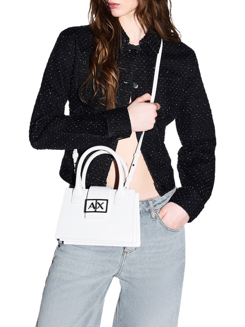 JODIE Mini sac cartable blanc cass&eacute; - Sacs pour Femme