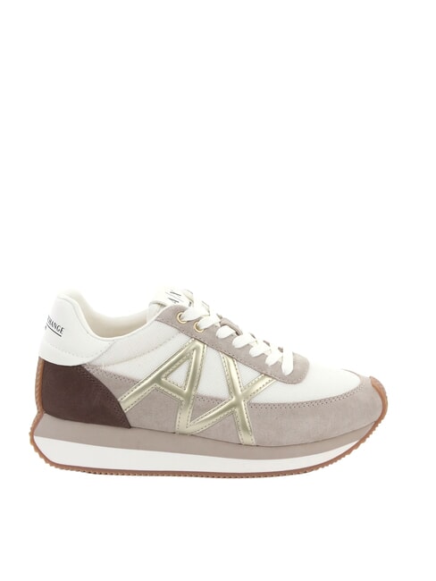 ROYALE SUEDE AIR MESH Baskets sable et blanc cass&eacute; - Chaussures Femme