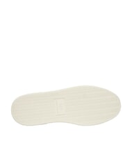 ARMANI EXCHANGE A|X Baskets en cuir blanc cass&eacute; + rose sal&eacute; - Chaussures Femme - 5