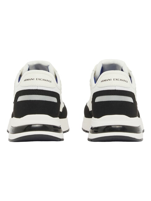 DUSSELDORF Baskets Homme blanc cass&eacute; + noir - Chaussures Homme