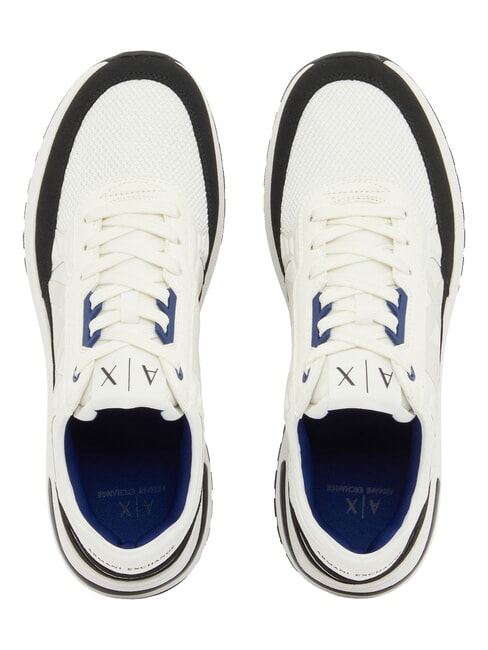 DUSSELDORF Baskets Homme blanc cass&eacute; + noir - Chaussures Homme