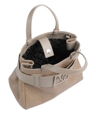 ARMANI EXCHANGE SUSY Sac &agrave; main avec bandouli&egrave;re sable - Sacs pour Femme - 4