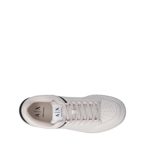 DUCK Baskets blanc cass&eacute; + noir - Chaussures Homme