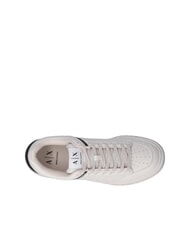 ARMANI EXCHANGE DUCK Baskets blanc cass&eacute; + noir - Chaussures Homme - 4