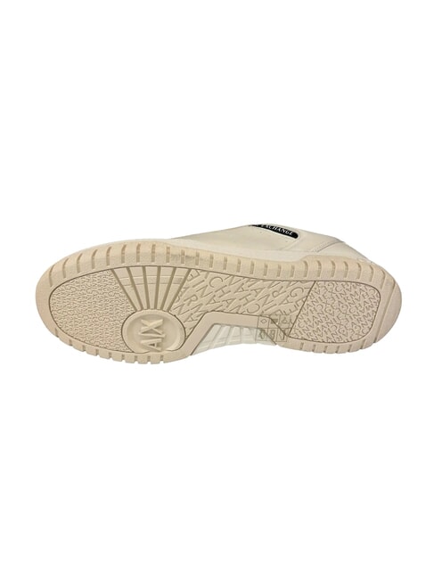 DUCK Baskets blanc cass&eacute; + noir - Chaussures Homme