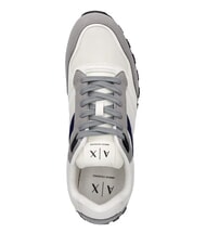 ARMANI EXCHANGE DROP Baskets ciment + blanc cass&eacute; - Chaussures Homme - 4