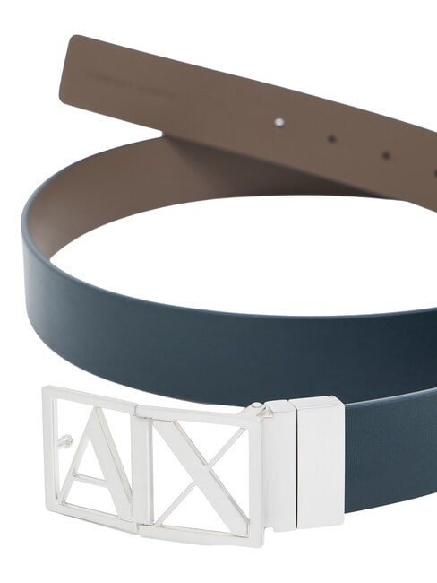 A|X Ceinture double face marine/marron fonc&eacute; - Ceintures