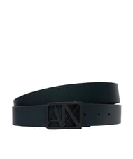 ARMANI EXCHANGE A|X Ceinture r&eacute;versible noir/marine - Ceintures - 2