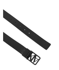 ARMANI EXCHANGE A|X Ceinture r&eacute;versible noir/marine - Ceintures - 3
