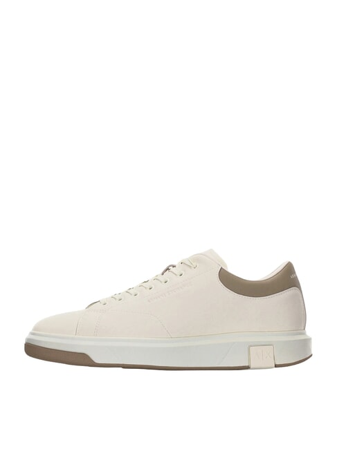 ACTION Baskets en cuir blanc cass&eacute; + scintillement hivernal - Chaussures Homme