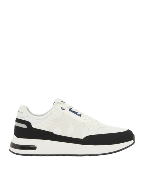 DUSSELDORF Baskets Homme blanc cass&eacute; + noir - Chaussures Homme
