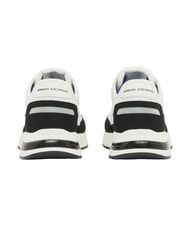 ARMANI EXCHANGE DUSSELDORF Baskets Homme blanc cass&eacute; + noir - Chaussures Homme - 3