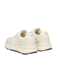 ARMANI EXCHANGE LUCK Baskets blanc cass&eacute; + blanc cass&eacute; - Chaussures Homme - 3
