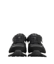 ARMANI EXCHANGE DROP Baskets noir+noir - Chaussures Homme - 4