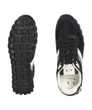ARMANI EXCHANGE DROP Baskets marine fonc&eacute;e + marine fonc&eacute;e - Chaussures Homme - 4