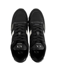 ARMANI EXCHANGE DROP Baskets noir+noir - Chaussures Homme - 5