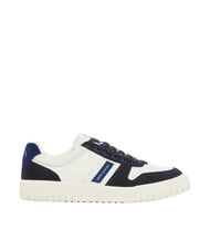 ARMANI EXCHANGE DUCK Baskets en cuir marine fonc&eacute;e + bleu clair + &eacute;teint - Chaussures Homme - 2