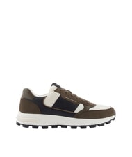 ARMANI EXCHANGE DUSSELDORF Baskets musc + blanc cass&eacute; - Chaussures Homme - 2
