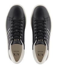 ARMANI EXCHANGE LONDON Baskets noir + blanc cass&eacute; - Chaussures Homme - 4