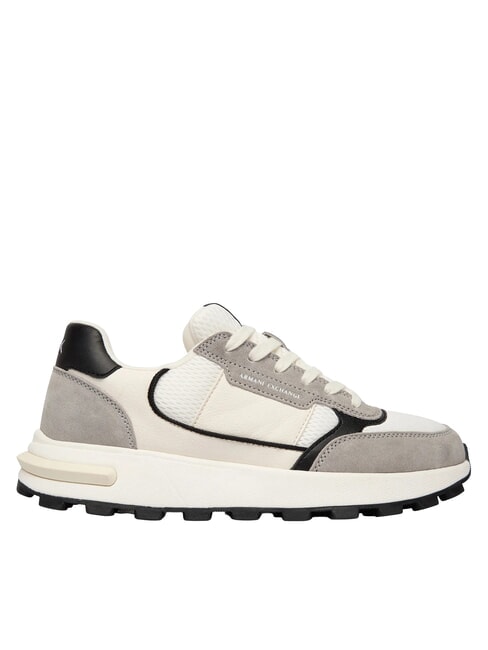 DUSSELDORF Baskets blanc cass&eacute; + gris - Chaussures Homme