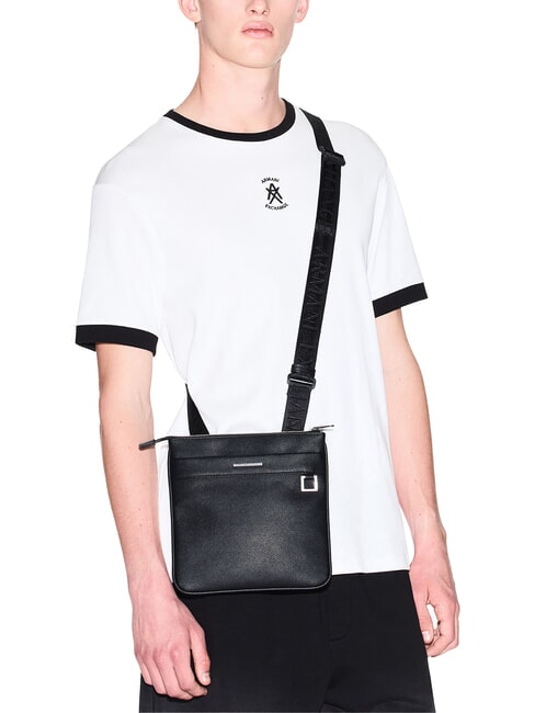 NEW YORK sac plat noir - Sacs en Bandouli&egrave;res pour Homme