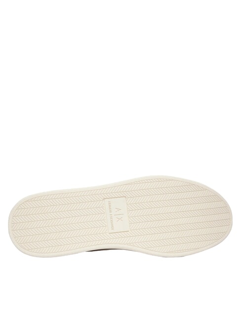 LONDON Baskets blanc cass&eacute; + noir - Chaussures Homme