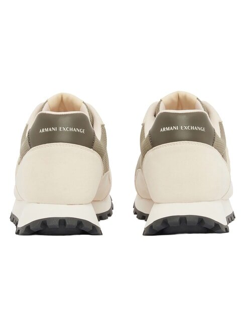 DROP MICROSUEDE Baskets avec logo contrast&eacute; cr&egrave;me + pointe d'hiver - Chaussures Homme