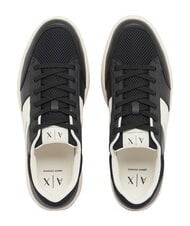 ARMANI EXCHANGE LION Baskets noir + blanc cass&eacute; - Chaussures Homme - 4