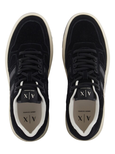 VENICE Baskets en cuir noir - Chaussures Homme