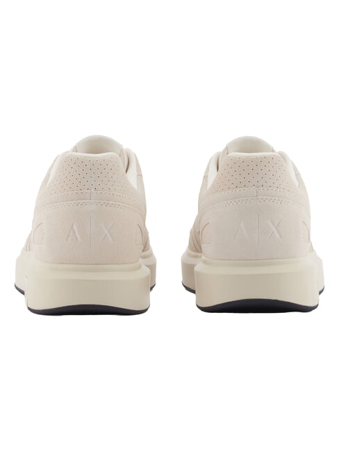 VENICE Baskets en cuir blanc cass&eacute; - Chaussures Homme