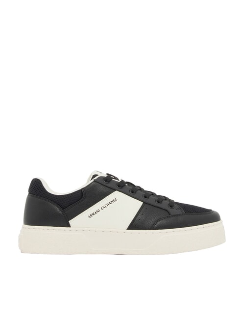 LION Baskets noir + blanc cass&eacute; - Chaussures Homme