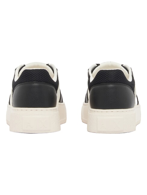 LION Baskets noir + blanc cass&eacute; - Chaussures Homme