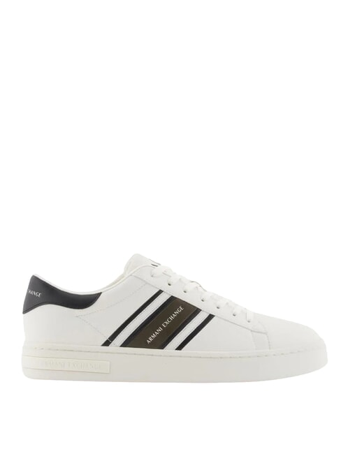 LONDON Baskets blanc cass&eacute; + musc - Chaussures Homme