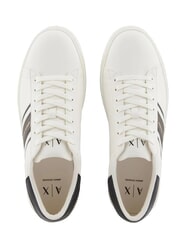 ARMANI EXCHANGE LONDON Baskets blanc cass&eacute; + musc - Chaussures Homme - 4
