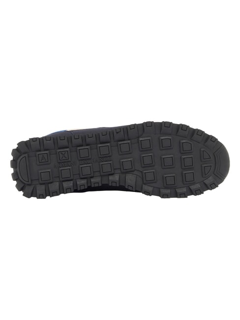 DROP MICROSUEDE Baskets avec logo contrast&eacute; marine fonc&eacute; + bleu de Chine - Chaussures Homme