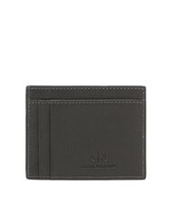 ARMANI EXCHANGE BARCELONA Porte-cartes de cr&eacute;dit plat en cuir chim&egrave;re - Portefeuilles Homme - 2