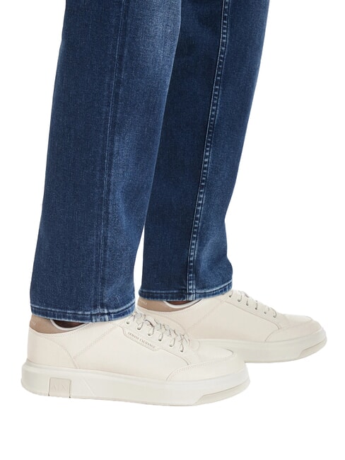 VENICE Baskets blanc cass&eacute; + terre - Chaussures Homme