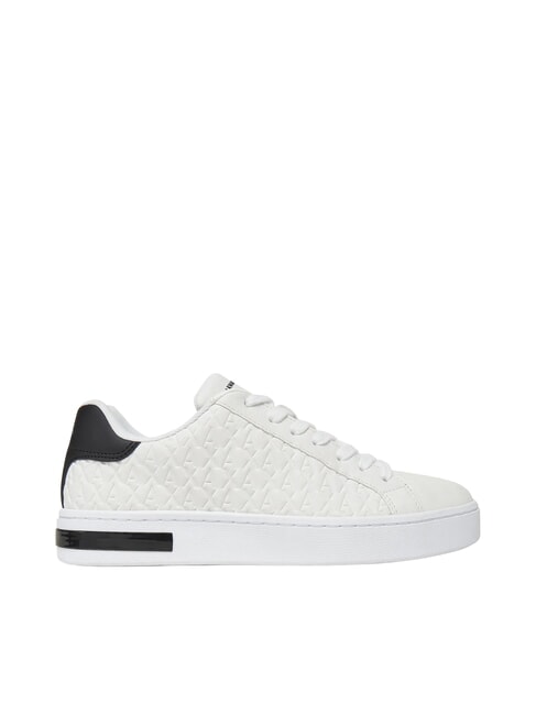LONDON Baskets multicolore op blanc noir - Chaussures Homme