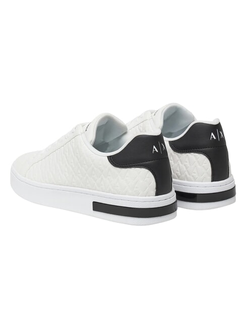 LONDON Baskets multicolore op blanc noir - Chaussures Homme