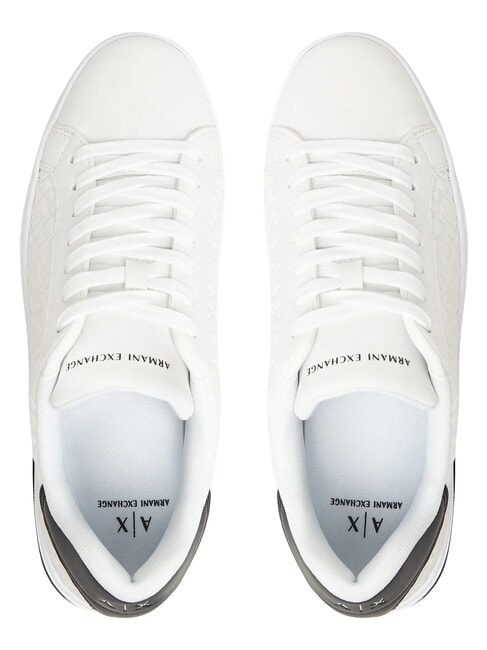 LONDON Baskets multicolore op blanc noir - Chaussures Homme