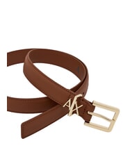 ARMANI EXCHANGE TONGUE Ceinture en cuir whisky - Ceintures - 2