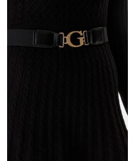 GUESS HANA  robe en maille torsad&eacute;e jetbla - V&ecirc;tements femme - 3