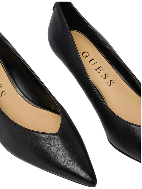 CASEN D&eacute;collet&eacute; en cuir NOIR - Chaussures Femme