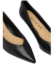 GUESS CASEN D&eacute;collet&eacute; en cuir NOIR - Chaussures Femme - 6