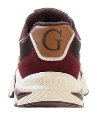 GUESS CARRLI8 Baskets vin rouge - Chaussures Femme - 5