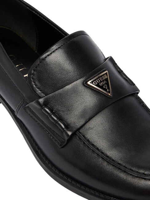 BELISO mocassins en cuir NOIR - Chaussures Femme